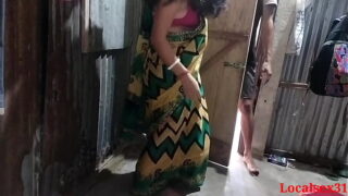 Desi Hot Aunty With Nephew Standing Style Sex In Outdoor Video