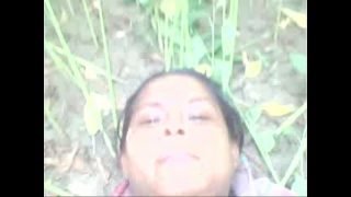 Desi village aunty fucked outdoor with young lover