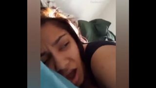 Fucking friend’s sister on new year tight pussy drilling Video