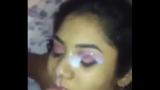 Indian bhabi ko land chusaya akhen pe Maal giraya or choda  on Xvideos