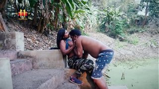 Indian horny girl friend having sex with her boy friend at national park
