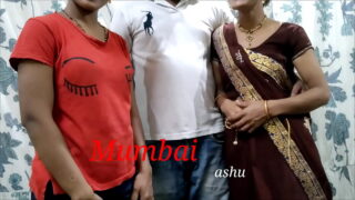 Mumbai Guy And His Sisters Both Fucked Together hindi clear voice Video