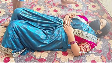 Intimate Moments with My Chubby Desi Wife in Saree Video